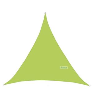 VOILE D'OMBRAGE Voile d'ombrage,Voile d'ombrage triangulaire 3x3x3M, guirlandes lumineuses LED, imperméable, romantique, chaud, - Type Yellow green