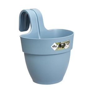 POT DE FLEUR ELHO - Pot de fleurs -  Vibia Campana Easy Hanger Small - Bleu Vintage - Balcon extérieur - L 24.1 x W 20.5 x H 26.5 cm