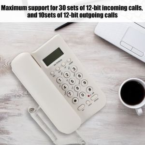 PIÈCE TÉLÉPHONE SUC-téléphone domestique KX T076 téléphone fixe fi