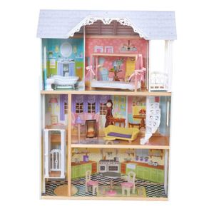 MAISON POUPÉE Maison de poupées en bois Kaylee KIDKRAFT avec 10 