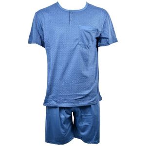 PYJAMA Pyjama Court Homme ECO HOMEWEAR36 BLEU