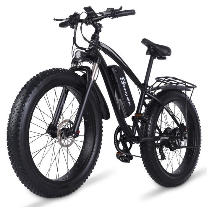 20'' Vélo électrique Double Moteur Vélo électrique Pliant, Tout-Terrain 4.0  Pneu | 48V/17Ah Batterie Lithium(90KM) et Freins Hydrauliques, 370% Pedal