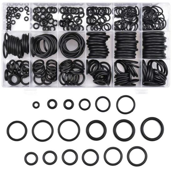Joints Toriques Kit, 279 Pièces Rondelles en Caoutchouc, 18 Tailles