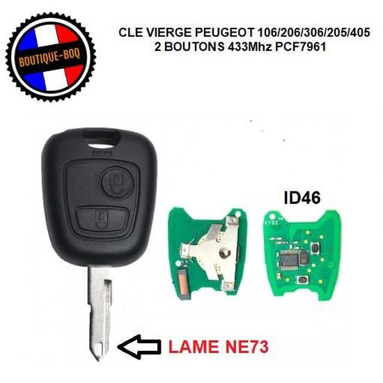 Clé Vierge Aprilia AP8140710 - Sans Transpondeur, Compatible RS 125 Et RS4 125