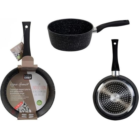 Poêle Bergner Chroma Noir Aluminium Forgé à Prix