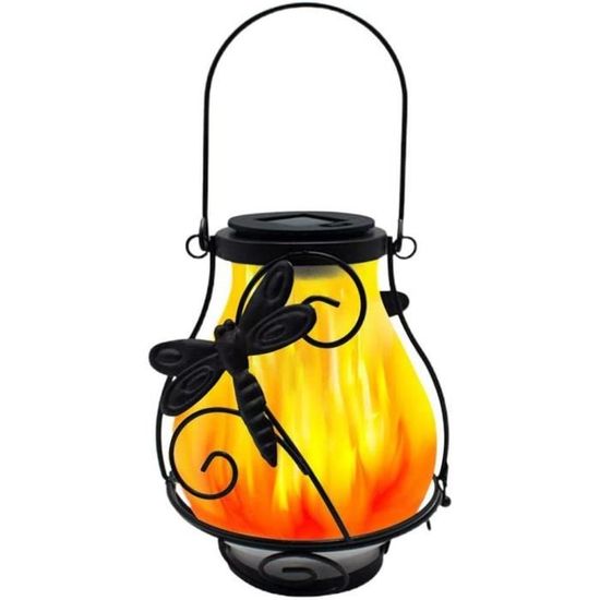 Lanterne Solaire Papillon Suspendue - 20 LED, étanche IP45, 55 Cm - Décoration De Jardin, Balcon, Terrasse