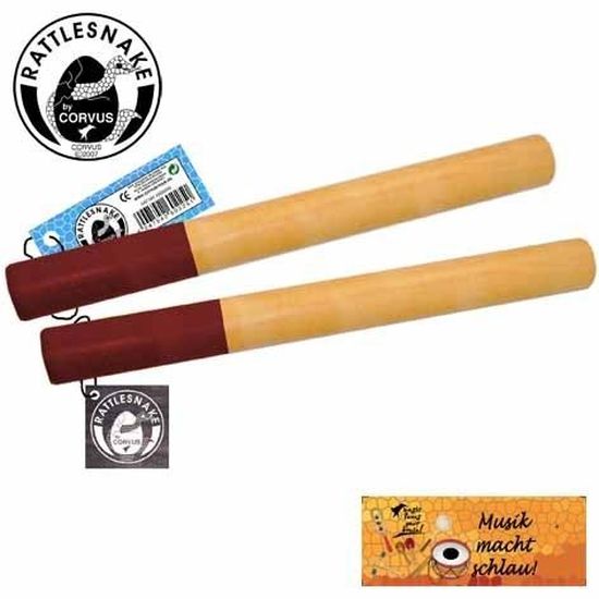 Paire De Claves Meinl - Instrument De Percussion Compact Au Son Clair