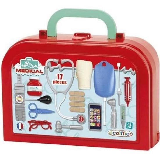 Valigetta Medico Per Bambini Ecoiffier - Gioco Imitazione 18 Mesi, Prodotta In Francia - 2