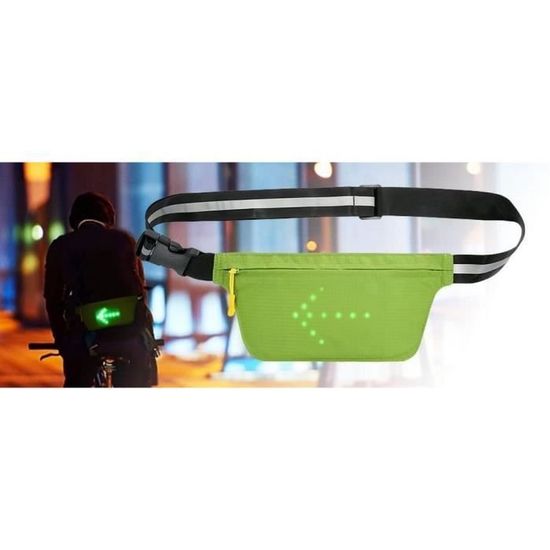 Sac à Dos Vélo étanche 15L Avec LED Et Télécommande - Réfléchissant, Rechargeable USB, Sécurité Pour Cyclisme Et Randonnée