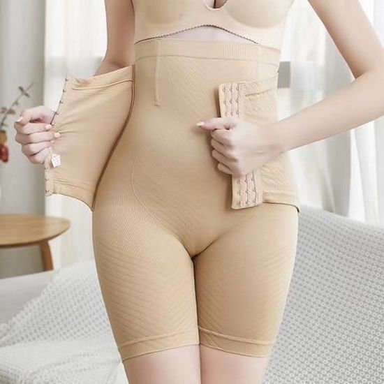 Gaine combinaison Short Corset moulant pour femmes haute elasticite sans couture 676 Apricot Blanc Cdiscount Pret a Porter