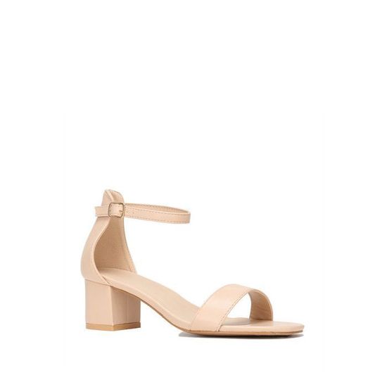 Sandales Femme à Talon Carré Andrés Machado AM5684 - Simili Cuir, Brides Entrelacées, Pointures 32-35 Et 42-45