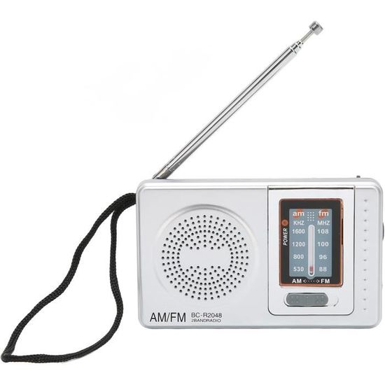 Radio à bande complète CS106 Mini récepteur radio pleine bande FM AM SW MW avec écouteur d
