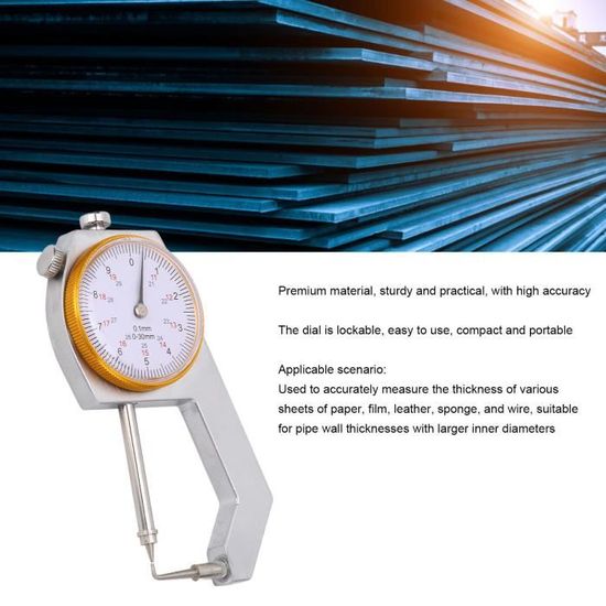 Thermomètre à Pince Pour Tuyauterie - Cadran 63 Mm - Plage 0-120°C - Fixation Par Ressort - Acier Inoxydable