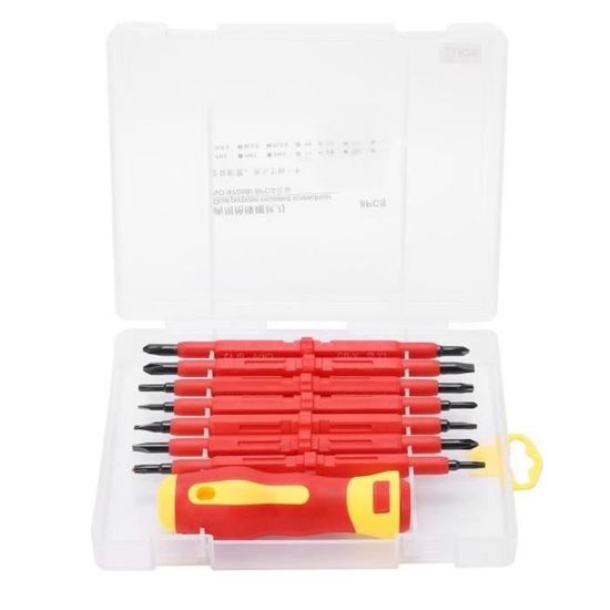 Kit Tournevis Torx T6/T15 Pour Sonnette De Porte - 2 Tournevis Doubles + 40 Vis, Compatible Ring, Nest