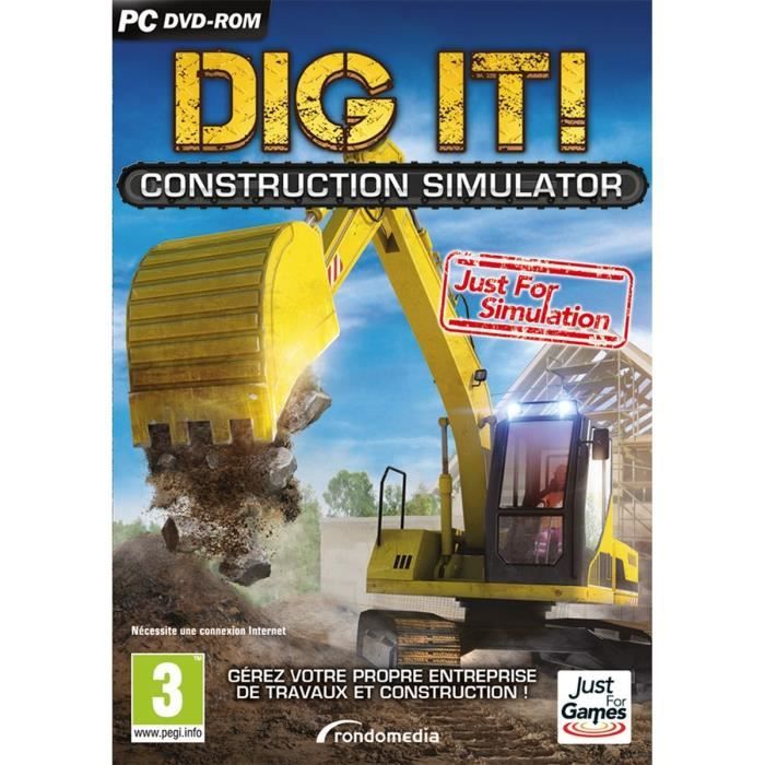 Dig It : Construction Simulator Jeu PC