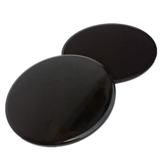 2Pcs Curseurs de base de disques de glisse de forme physique pour des entraînements de jambe d'ABS de gymnase à la maison ke9216