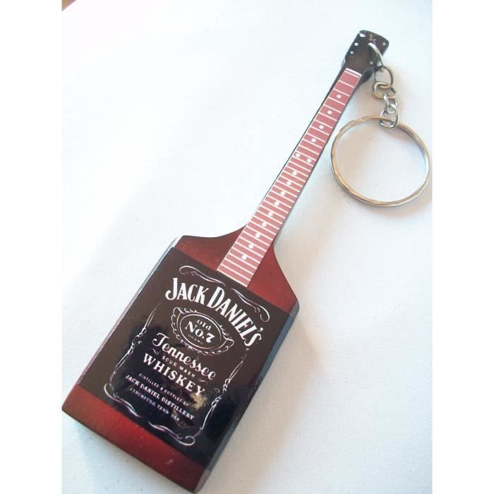Porte-clés en bois en forme de guitare Jack Daniel's de Michael Anthony - Van Halen