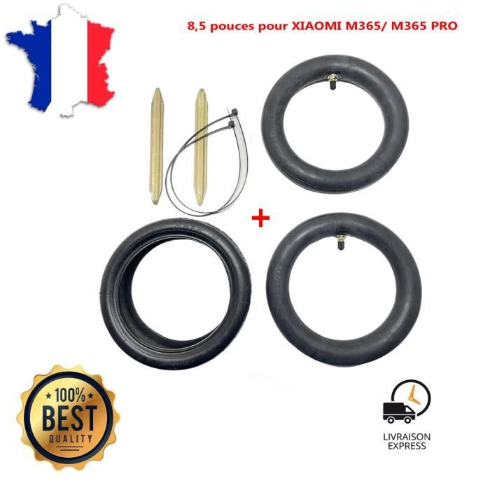 Pneu + 2 chambres à air 8,5 pouces avec outils de montage