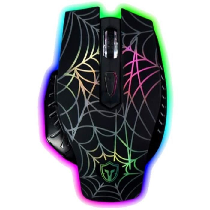 Souris GRMING PROFESSIONNELLE , LED Rétro-éclairage Arc en Ciel Luminosit couleurs respirant Gamer et Souris PS4 Xbox One pc