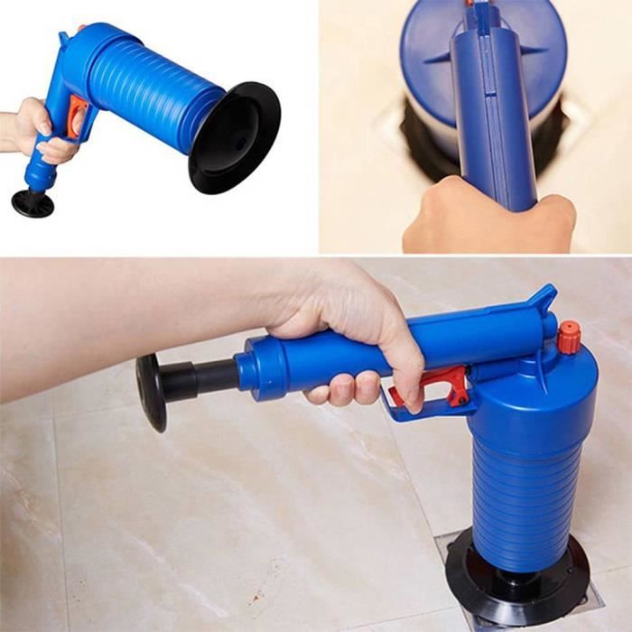 Fdit pompe de toilette Nettoyeur de pompe de vidange Air Power Blaster Débloquer les adaptateurs de lavabo de toilette Accueil