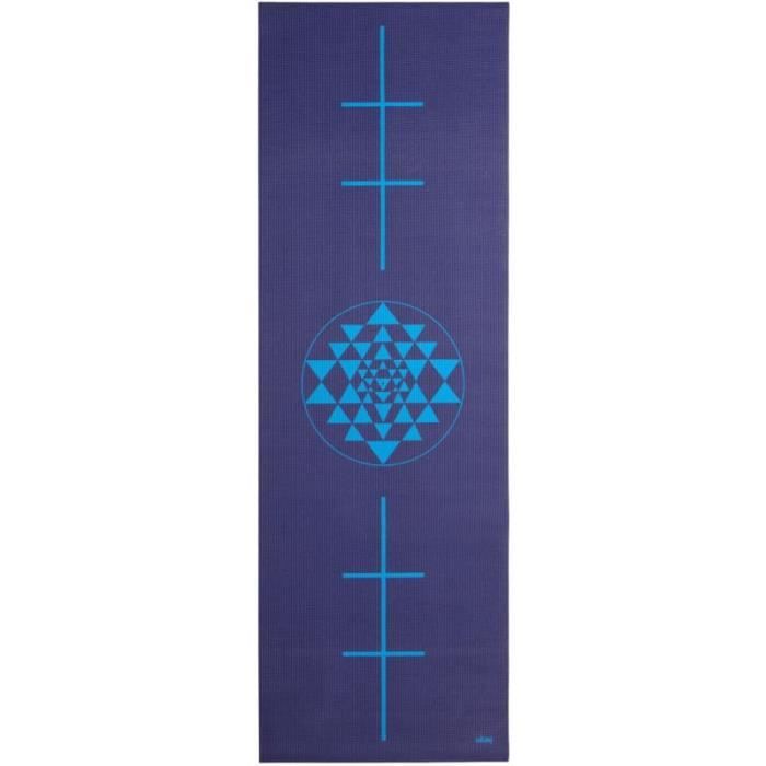 Bodhi LEELA Collection Tapis de Yoga Tapis Léger en PVC Bleu Violet