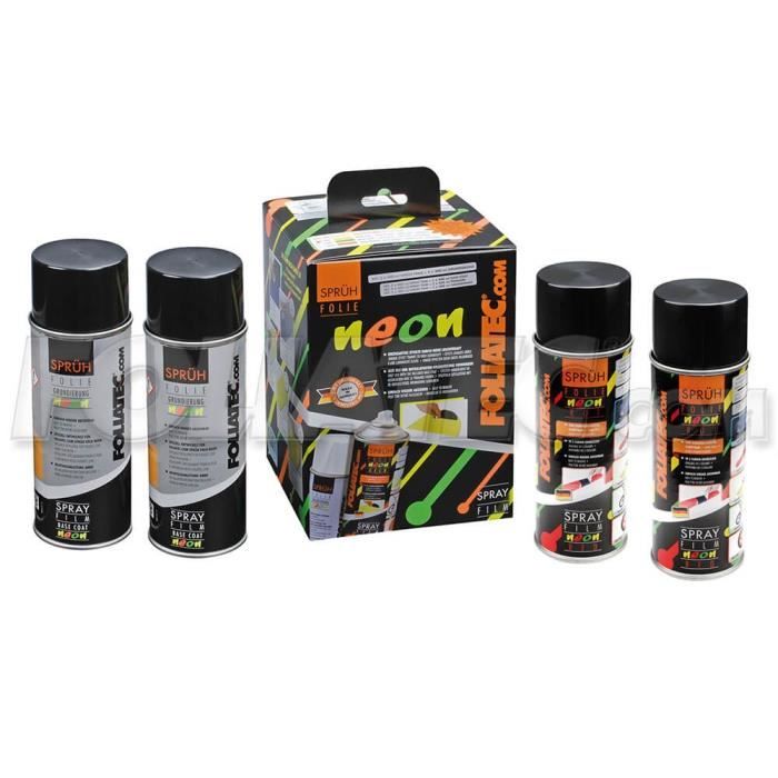 NEON LIQUID RUBBER 4 PC. SET ROUGE 2 X 400 ML + BASE DU MANTEAU 2 X 400 ML