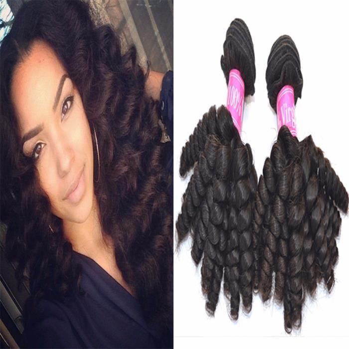 Tissage 2 Indienne humain baby curly cheveux indienne humain hair 10”10”