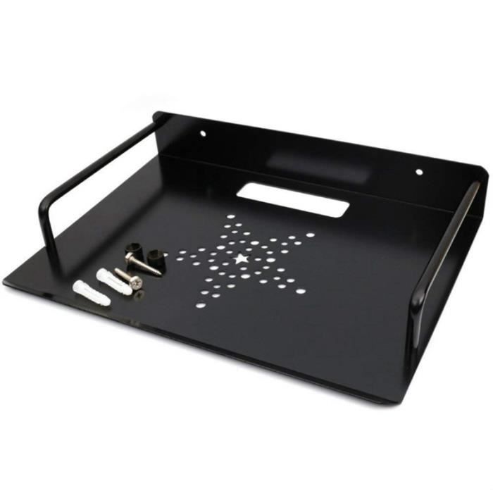 Accessoires de Support Mural en Aluminium de L'Espace Accessoires de la TéLéVision Wifi Routeur BoîTe DéCodeur, Mini-Ordinateur