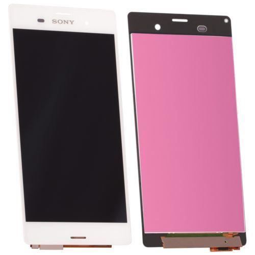 ECRAN LCD + VITRE TACTILE SONY XPERIA Z3 D6603 ORIGINAL BLANC