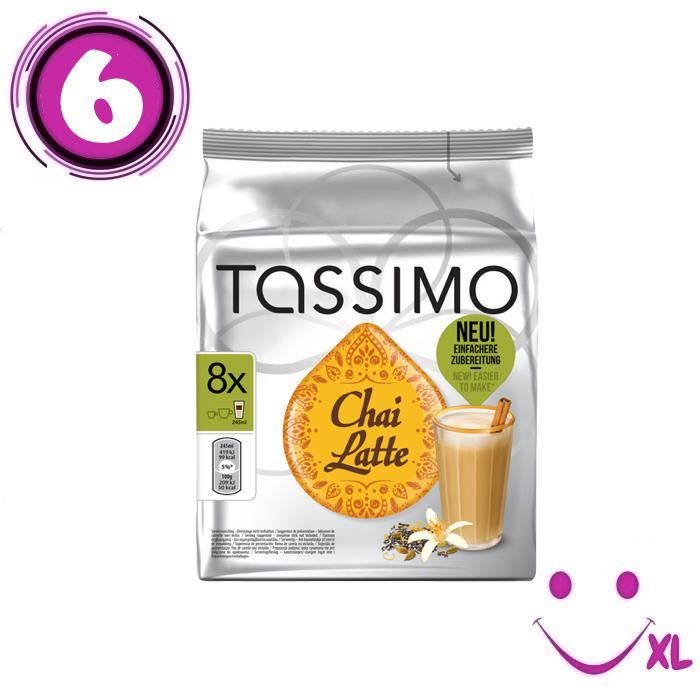 6 Tassimo Chai Latte 6 Tassimo Chai Latte,TASSIMO,