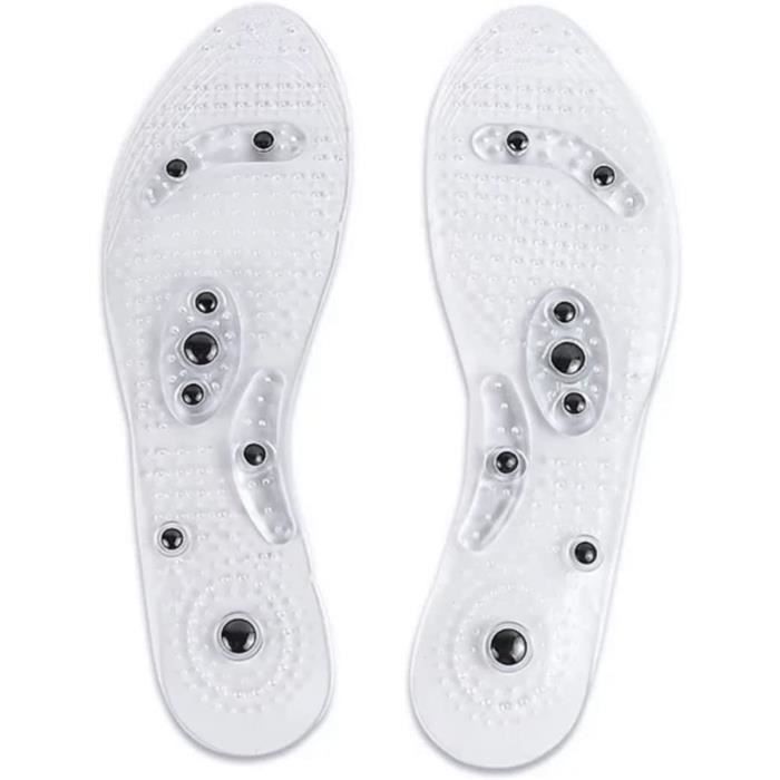 TD® Semelles de massage magnétique, semelles de santé des pieds absorbant la transpiration et déodorantes