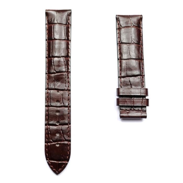 Bracelet cuir marron Tissot 19mm pour montres Le Locle T610014577