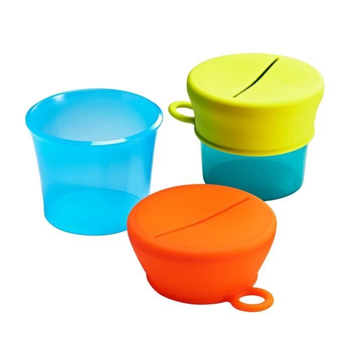 TOMY Snug Snack 2 post et 2 couvercles