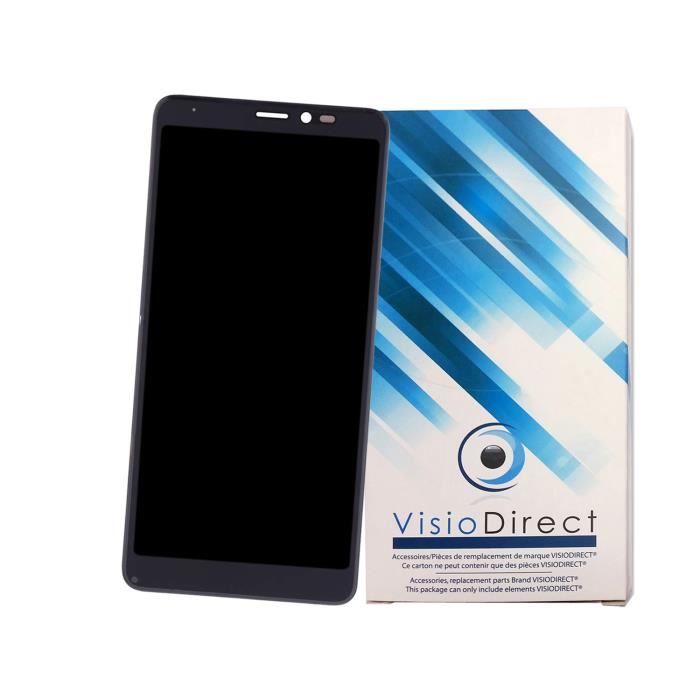 Ecran complet pour WIKO Y60 bleu 5.45- Ecran LCD + vitre tactile Téléphone portable
