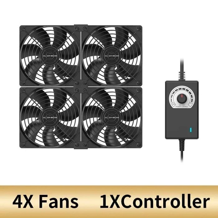 Lot de 7 Ventilateur PC 120mm 3000 RPM Tour Minute