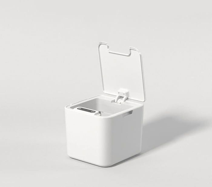 Poubelle Automatique Sans Contact 18L - Détection Infrarouge - Fermeture étanche Anti-odeurs - Rechargeable USB - Pour Cuisine, Salle De Bain - 5