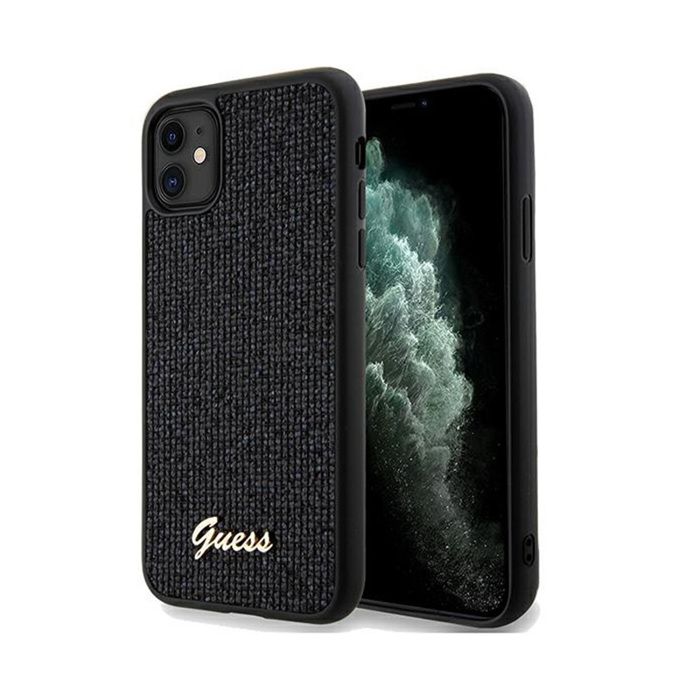 Guess Disco Metal Script - Coque pour iPhone 11 - vue 1