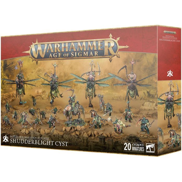 Jeu de société - Games Workshop - Battleforce Noël 2024 Maggotkin of Nurgle - Édition Noël - Boîte - AoS