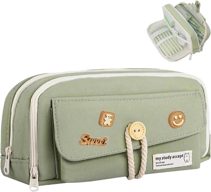 Trousse Scolaire Grande Trousse À Crayons 75 Emplacements Pour Garçon