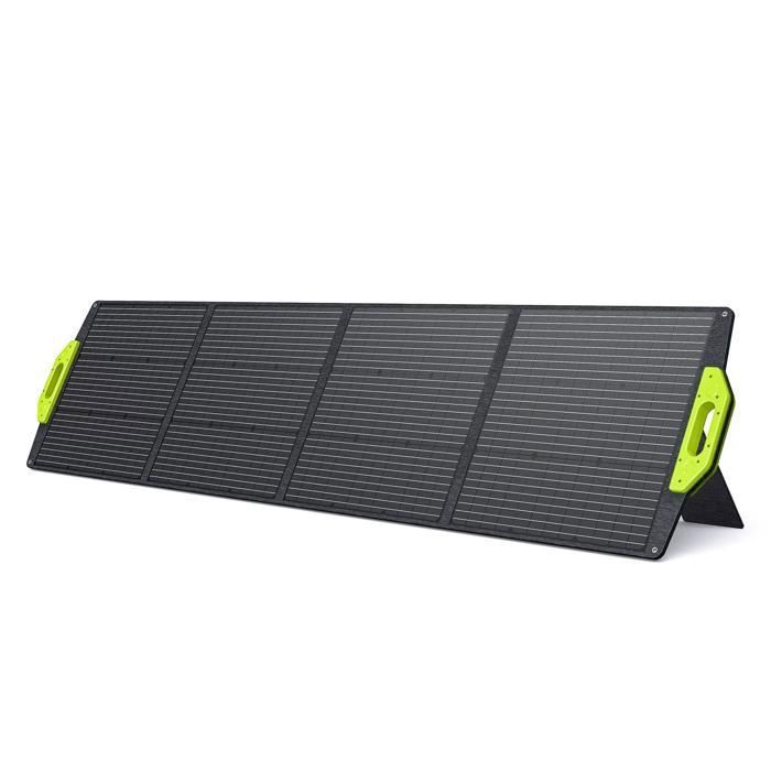 FOSSIBOT SP200 200W Panneau Solaire - Pliable - Haute Efficacité - Résistant à lEau-Applicable à F1200/F1800/F2400 Powerstation