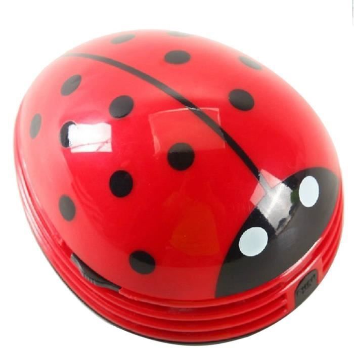 Nettoyeur de poussière de clavier Aspirateur de bureau en forme de coccinelle Multicolore ASPIRATEUR A MAIN