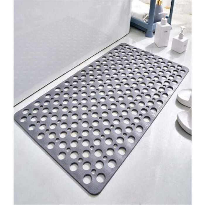 Tapis de Douche Antidérapant Antibactérien TPE75x43 CM Tapis de Bain de Baignoire Tapis de Pied Résistant à la Moisissure et Lava