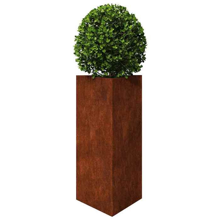 JILLS Jardinière pour Plantess 2 pcs - BAC A FLEUR - Cache-pot de jardin - triangulaire acier résistant aux intempéries b2543295586