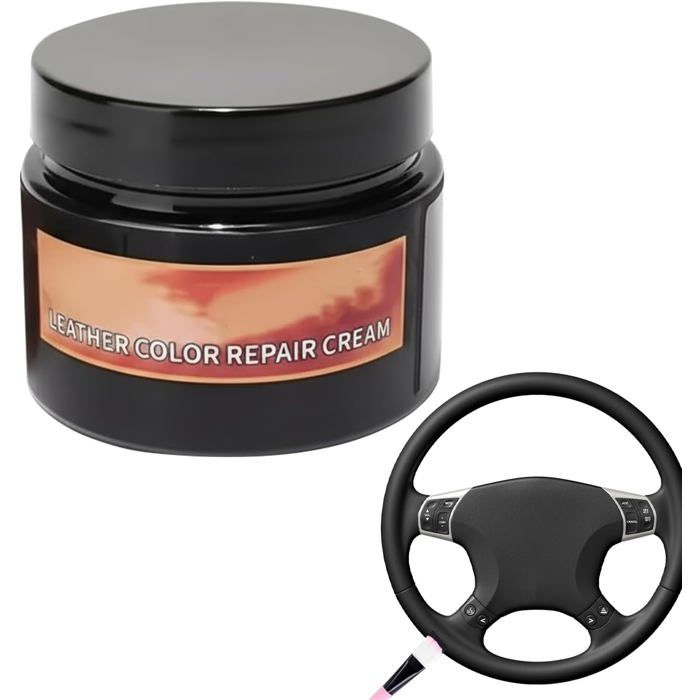 Pâte De Restauration De Volant - Entretien Cuir Kit De Réparation Pour Sièges Et Volants De Voiture Mastic Contre Les Rayures Pâte De Restauration De Volant - Entretien Cuir Kit De Réparation Pour Sièges Et Volants De Voiture Mastic Contre Les Rayures