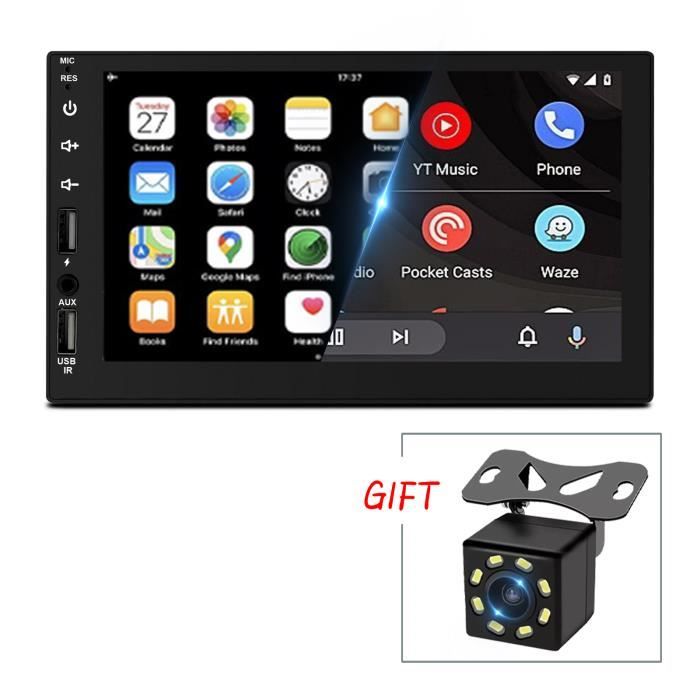 F133 - Autoradio Android Auto HD, écran tactile 7 ", Bluetooth, mains libres, lecteur multimédia MP5, App