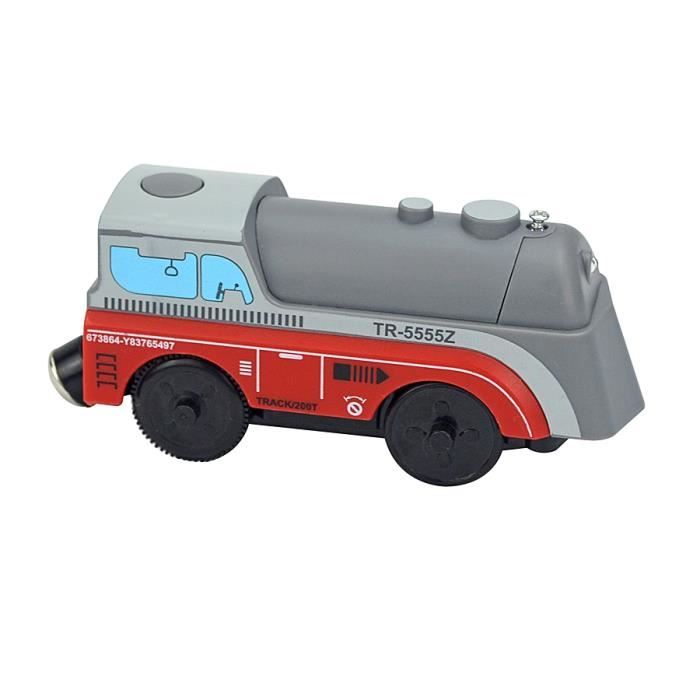 Train à Piles TOPLIVING - Jouet Haute Vitesse Enfants 3-5 Ans - Attelage Magnétique - Avec Figurines
