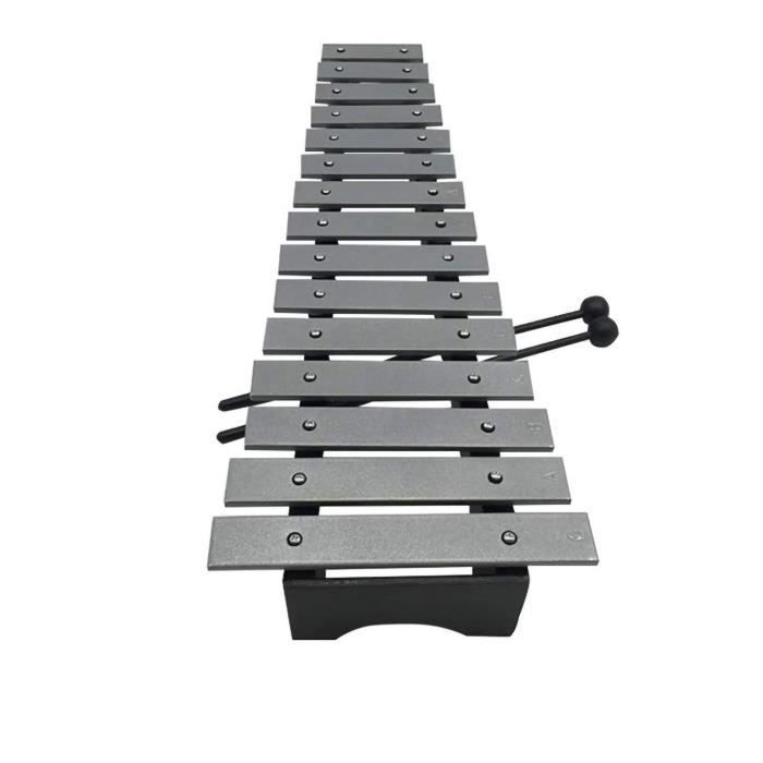 Akozon Kit Glockenspiel en aluminium Kit Glockenspiel Percussion en