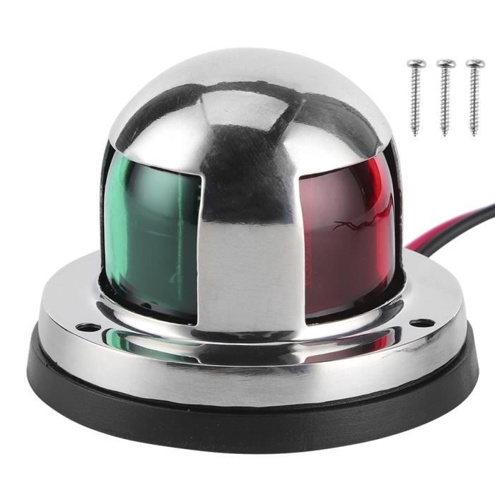 Feux De Navigation LED Bateau - Paire Rouge Et Vert IP66 12V-24V Pour Sécurité Nautique