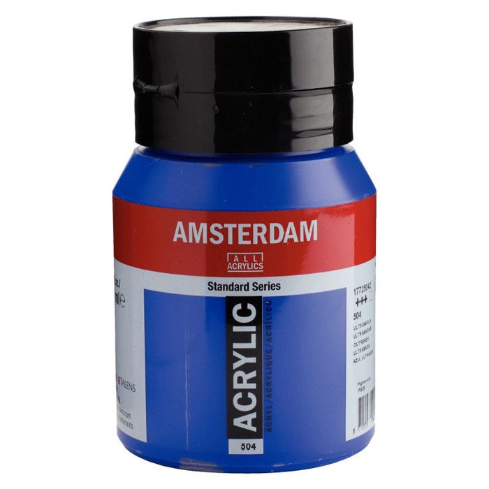 Flacon De 500ml Amsterdam Acrylique Couleur Bleu Outremer Cdiscount Beaux Arts Et Loisirs Creatifs
