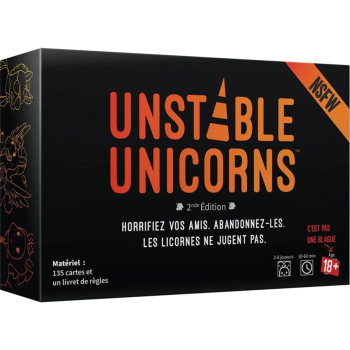 Asmodee Unstable Game Unicorns - Gioco di carte in lingua tedesca Multi